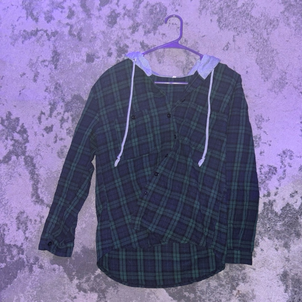 Hoodie button up